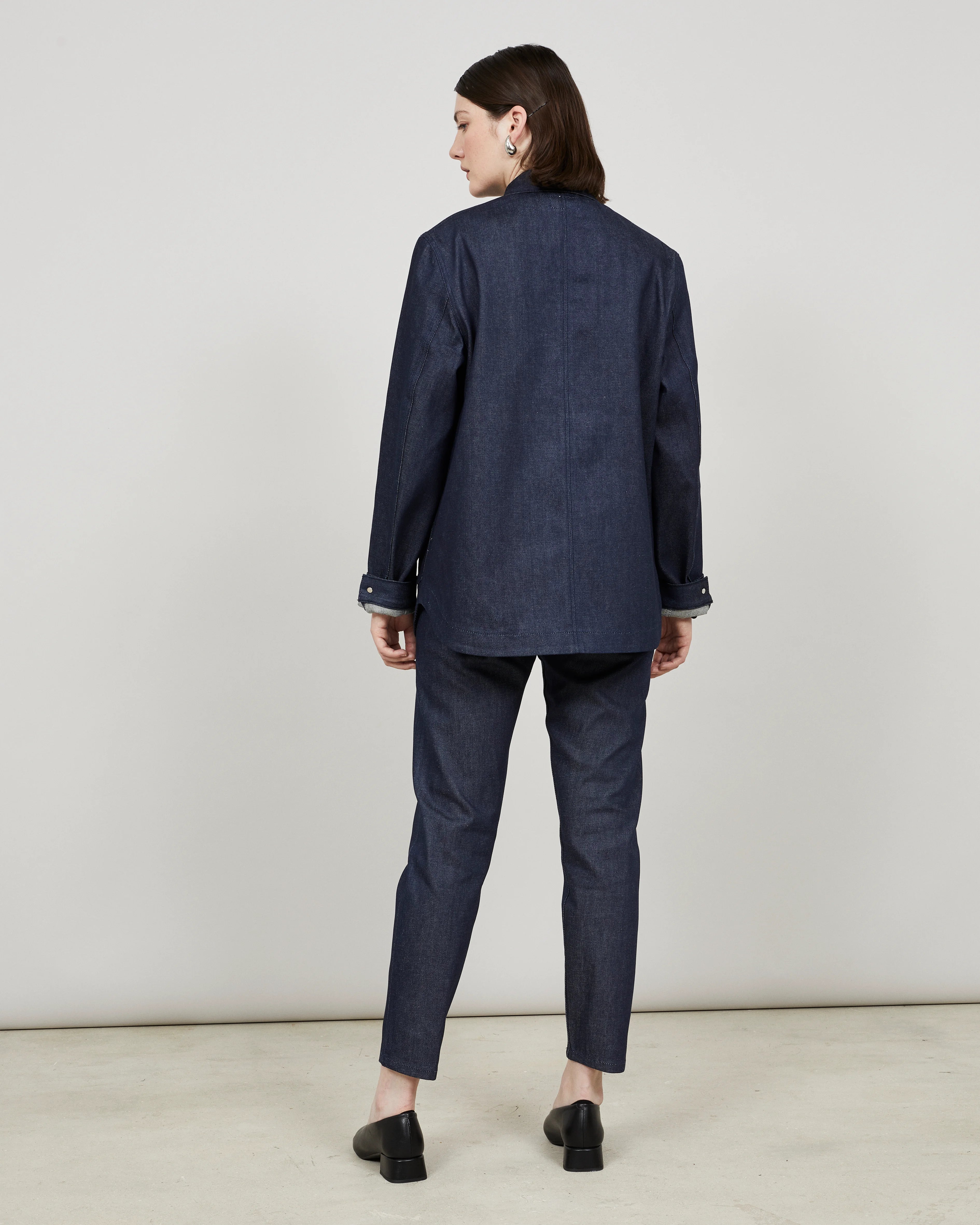 GENESIS - Workwear jacket in indigo denim