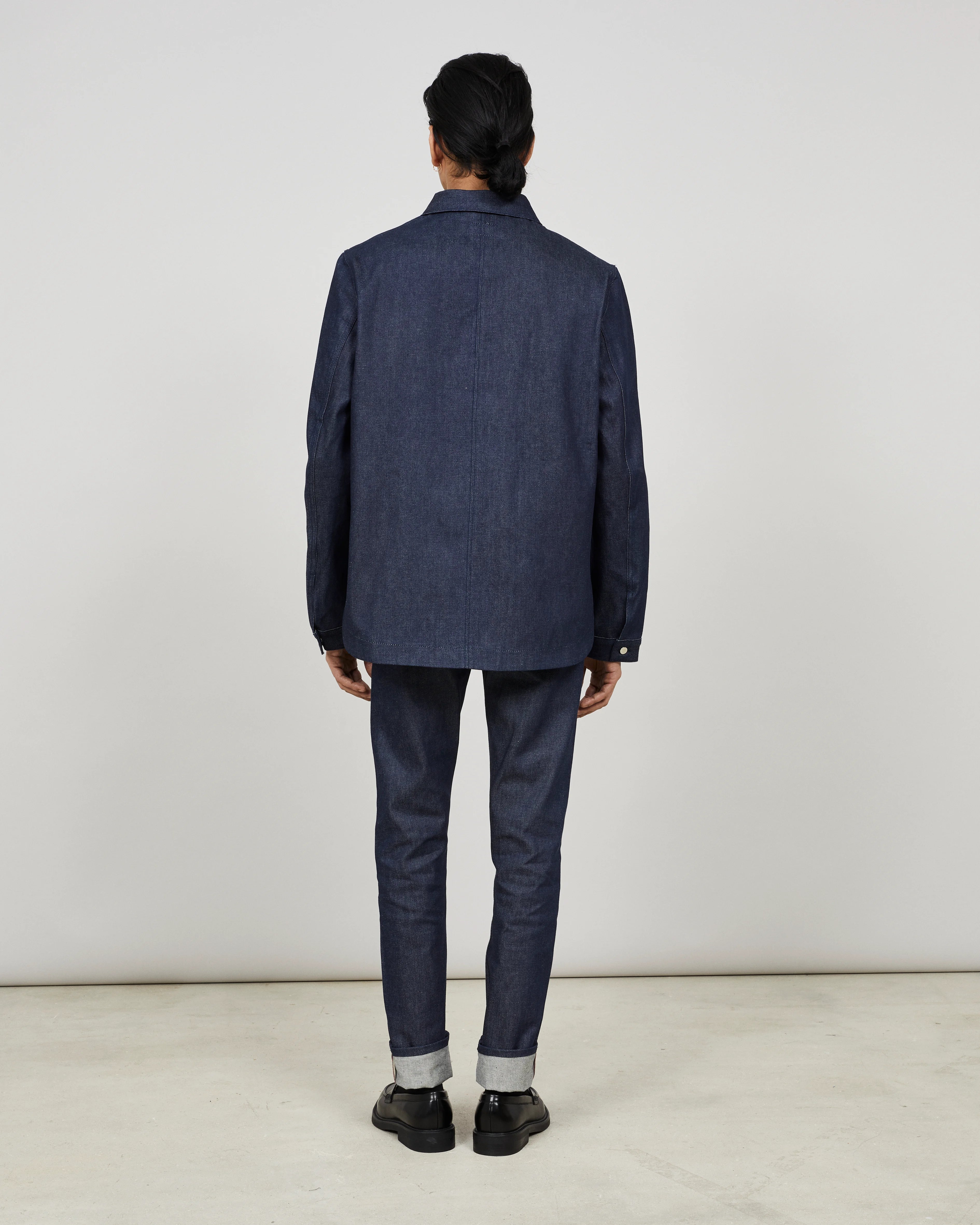 GENESIS - Workwear jacket in indigo denim