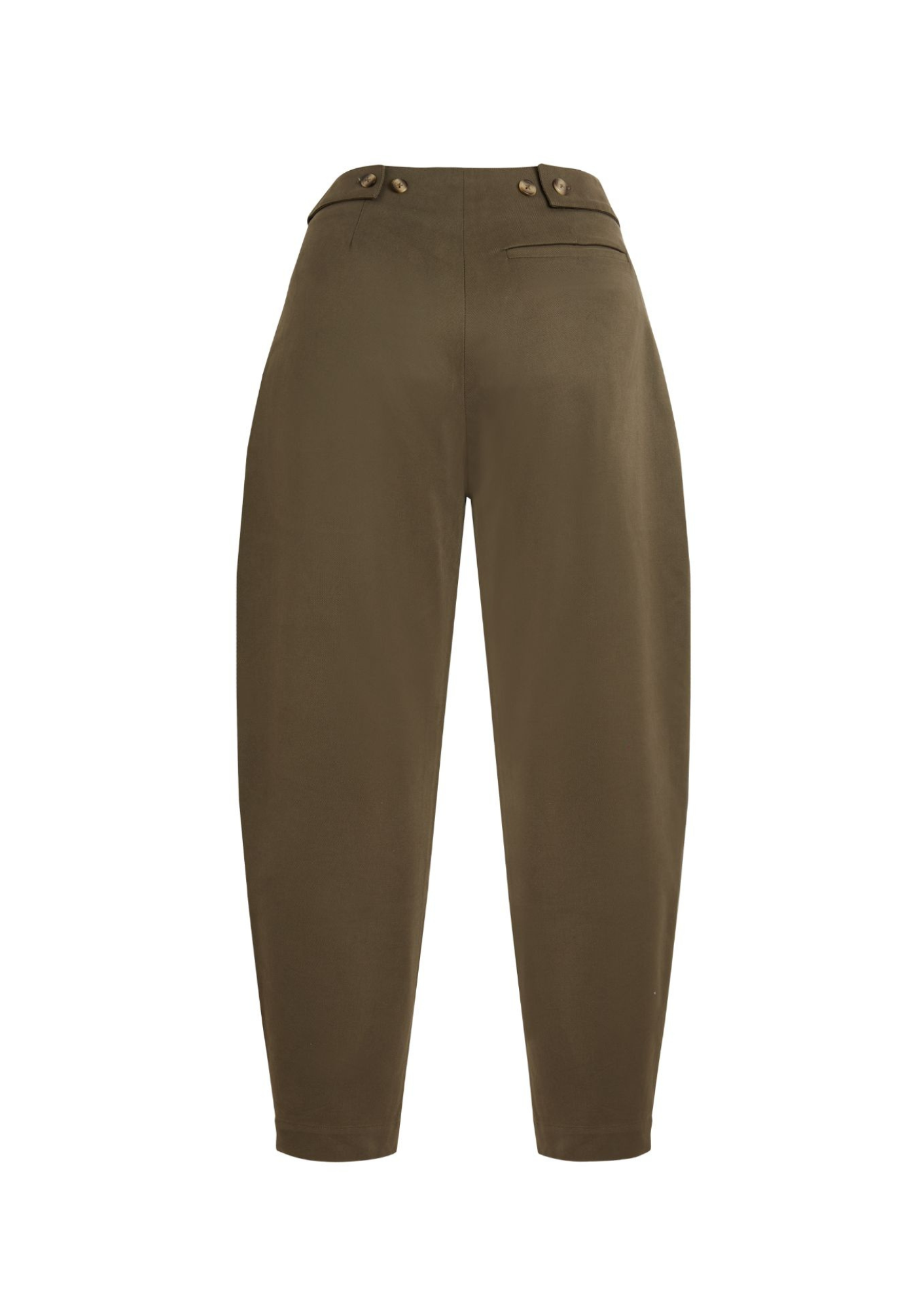 KURB - Pantalon barrel en gabardine