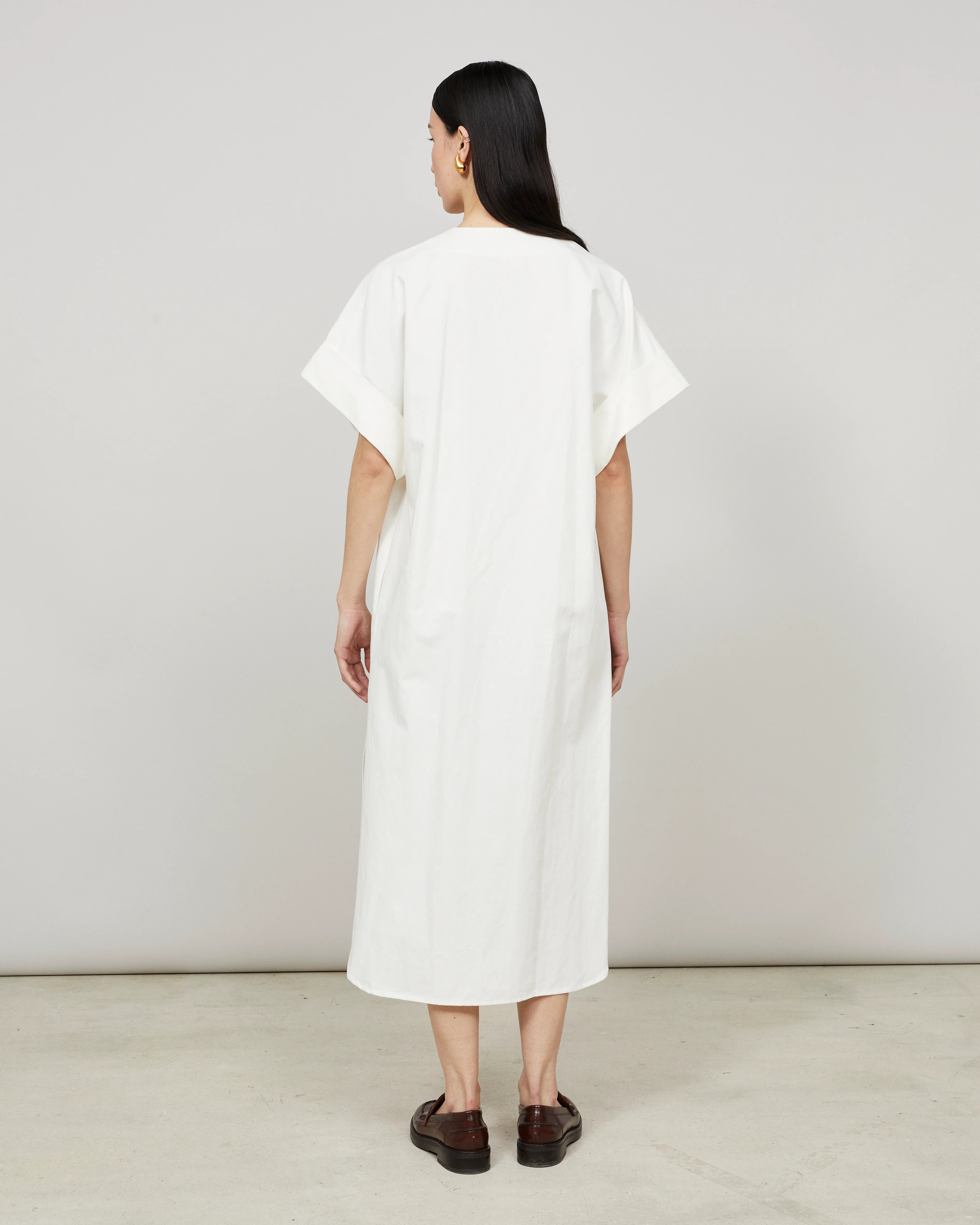 MOORI - Cotton-linen kaftan