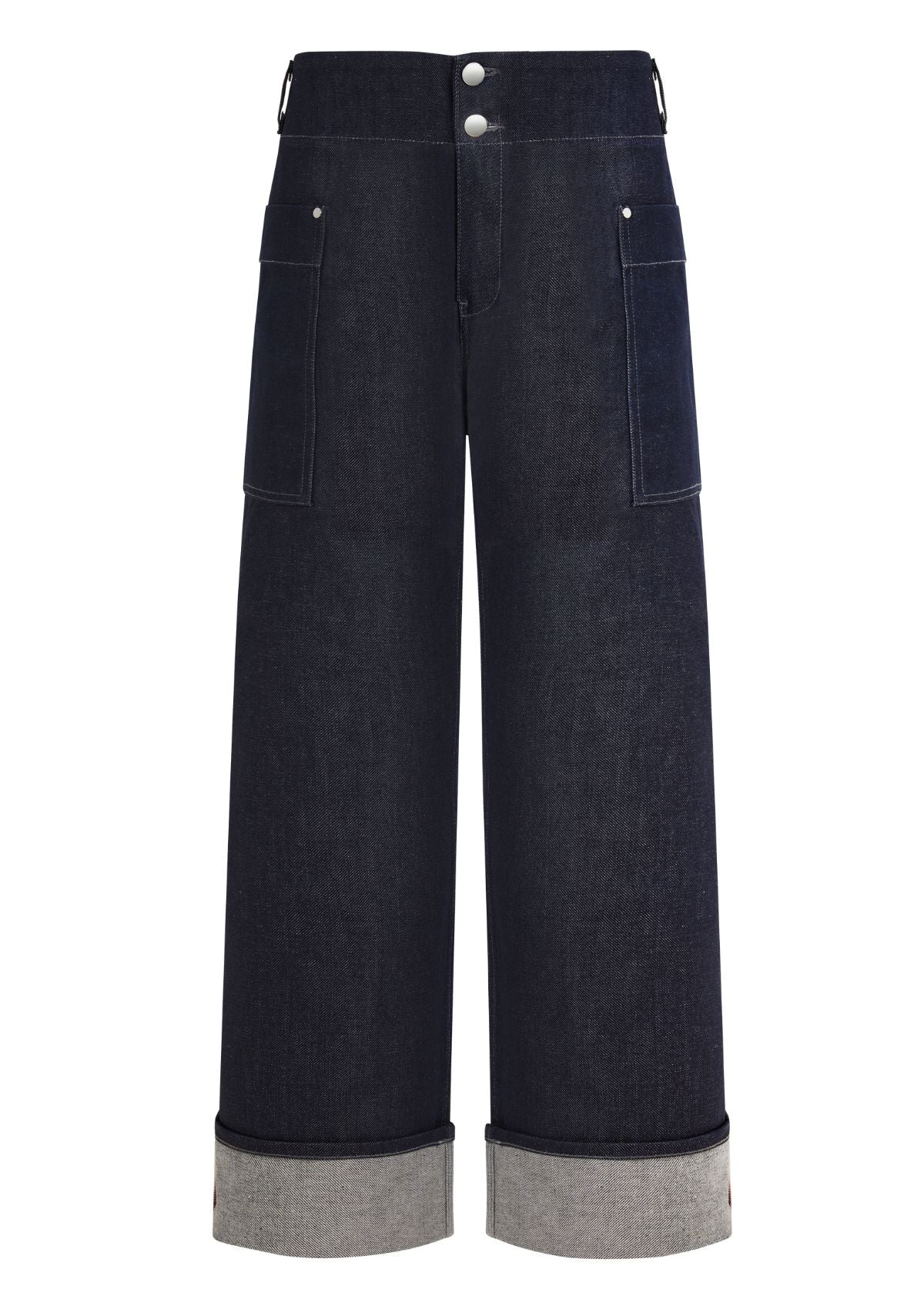 UTOR - Pantalon cargo en denim brut