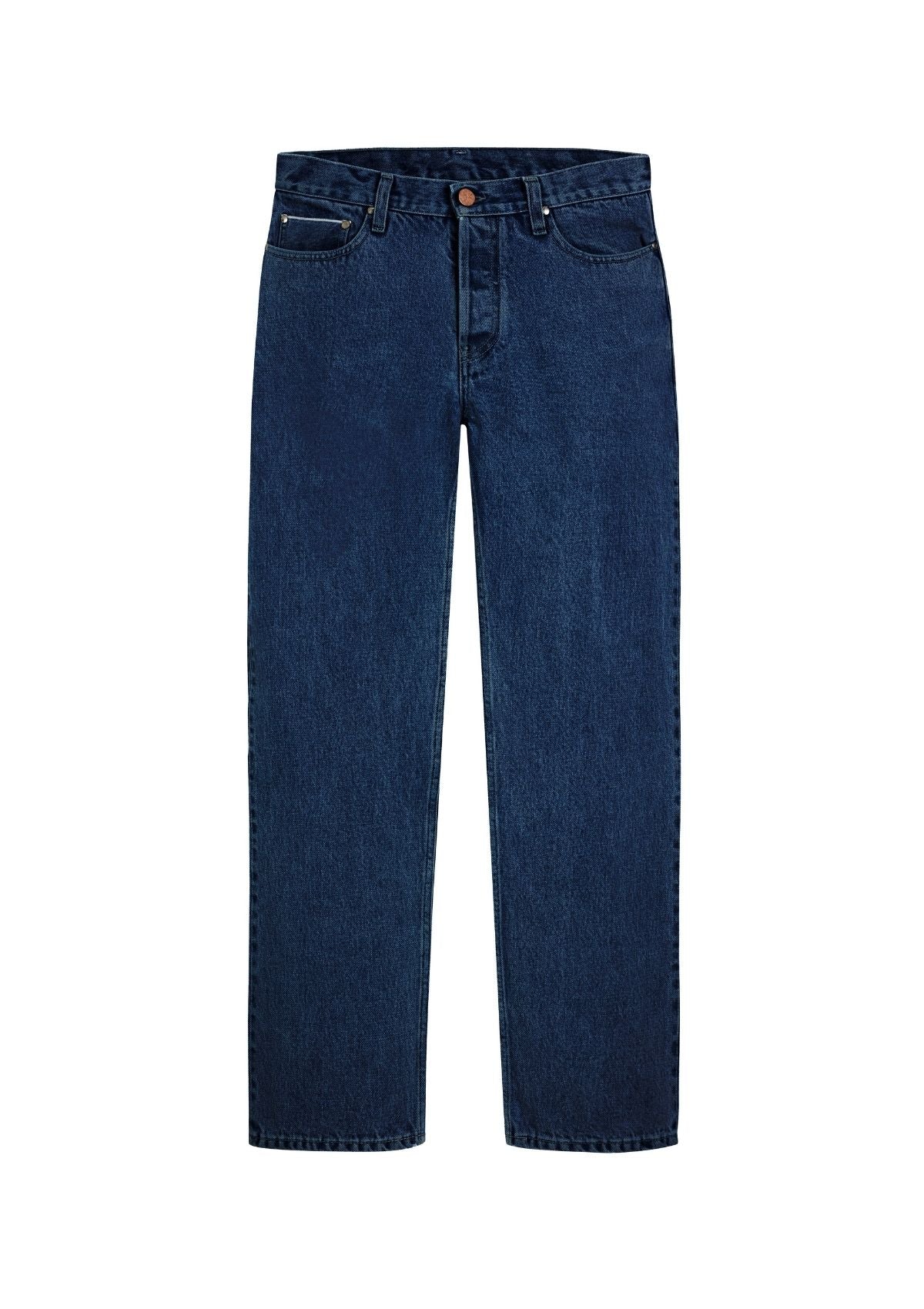 JANUS for Her - Straight-leg trousers in washed denim