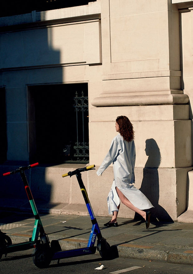 ADN Paris - RISE - La robe-chemise à rayures