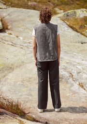 SOUTH - Le pantalon ample en flanelle