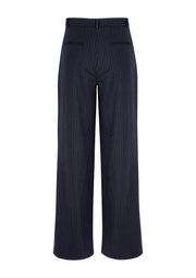 SOUTH - The wide-leg striped flannel trousers