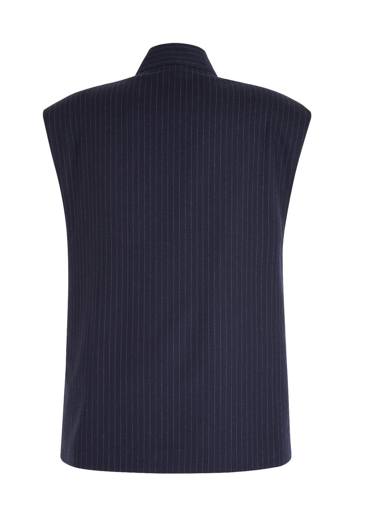 WESTE - Striped flannel cardigan