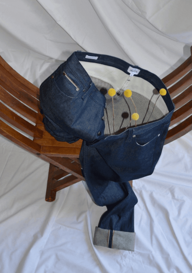 ADN Paris GEMINI fitted raw jeans