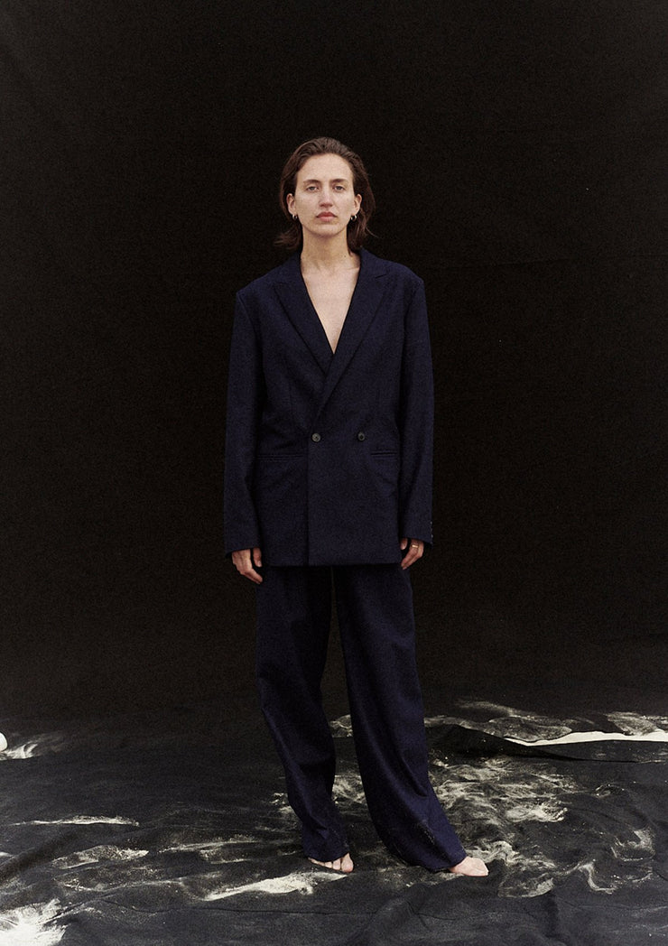 ADN Paris - SOUTH - Le pantalon ample en flanelle