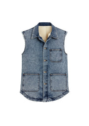 ADN Paris - EVOLUTION Teddy - Le gilet en denim upcyclé