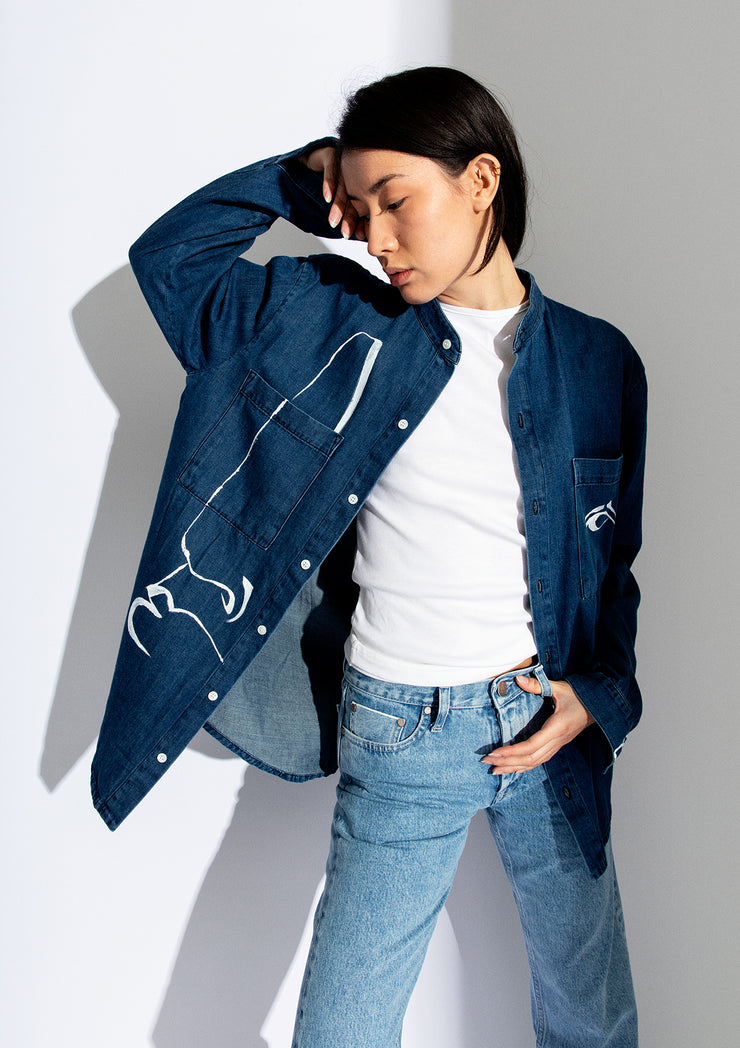 DNA loves ART - Denim shirt - Artwork 7