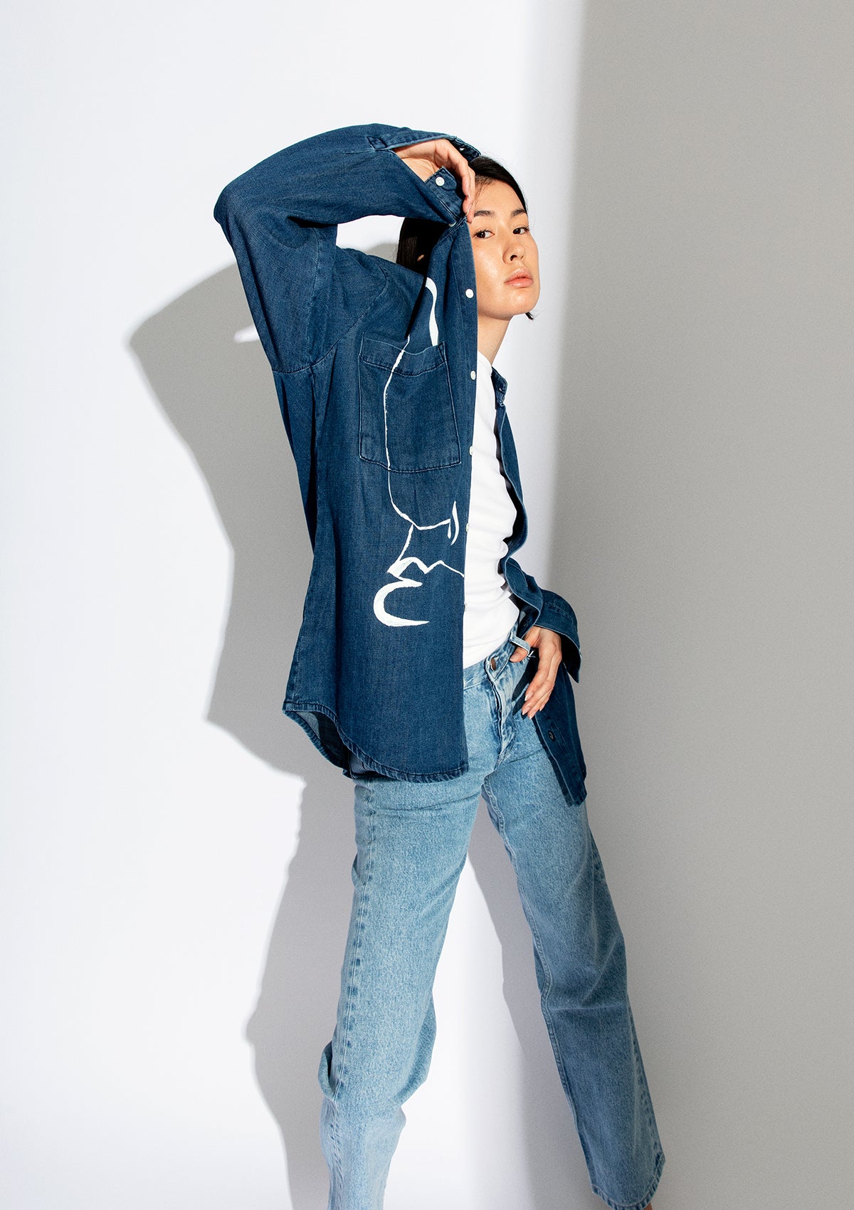 DNA loves ART - Denim shirt - Artwork 7